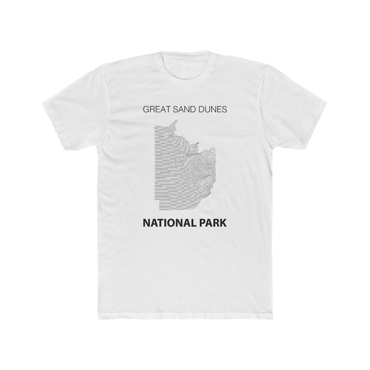 Great Sand Dunes National Park T-Shirt Lines