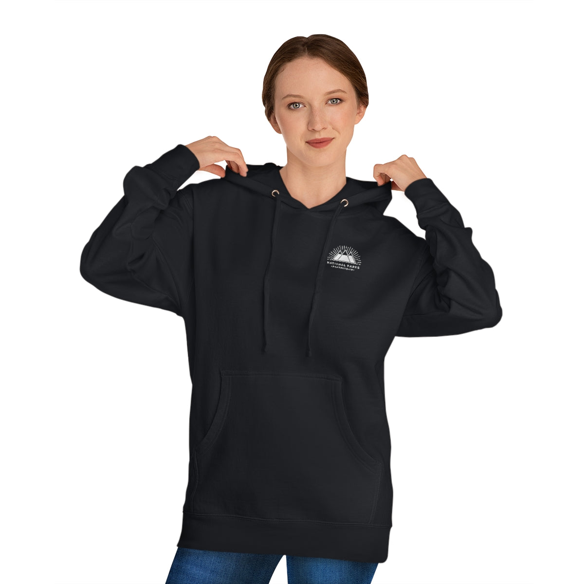 North Cascades National Park Hoodie - Lines