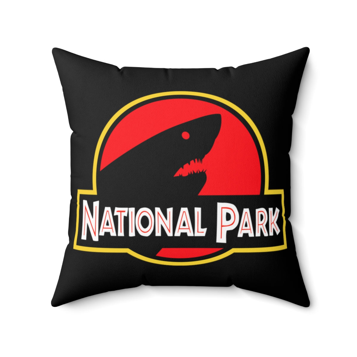 Shark National Park Pillow Cushion - Parody Logo