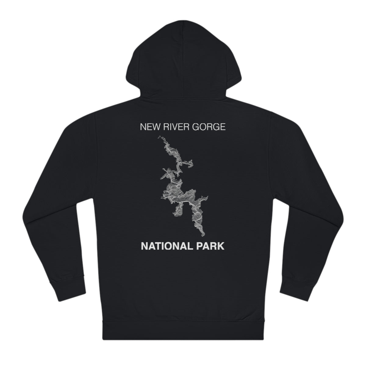 New River Gorge National Park Hoodie - Lines