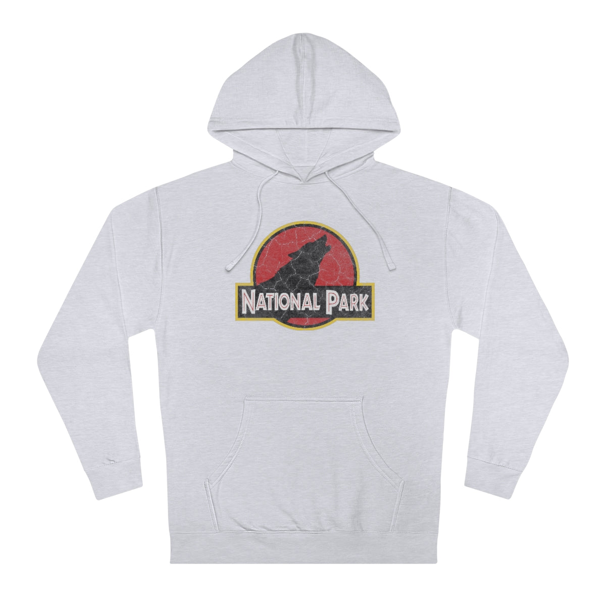 Wolf National Park Hoodie - Parody Logo
