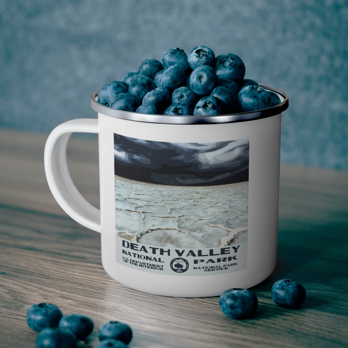 Death Valley National Park Enamel Camping Mug