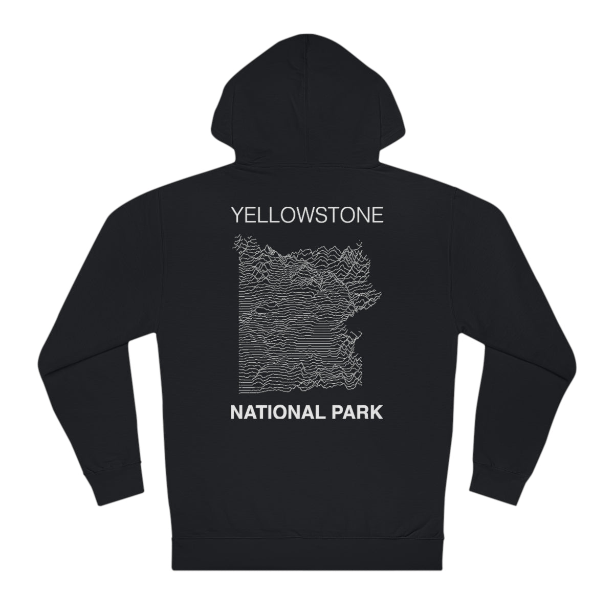 Yellowstone National Park Hoodie - Lines