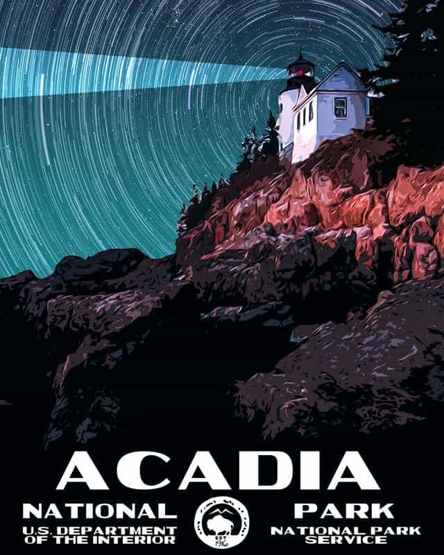 Acadia National Park Poster