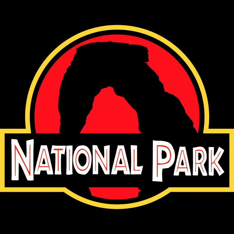 Arches National Park Apron - Parody Delicate Arch Logo