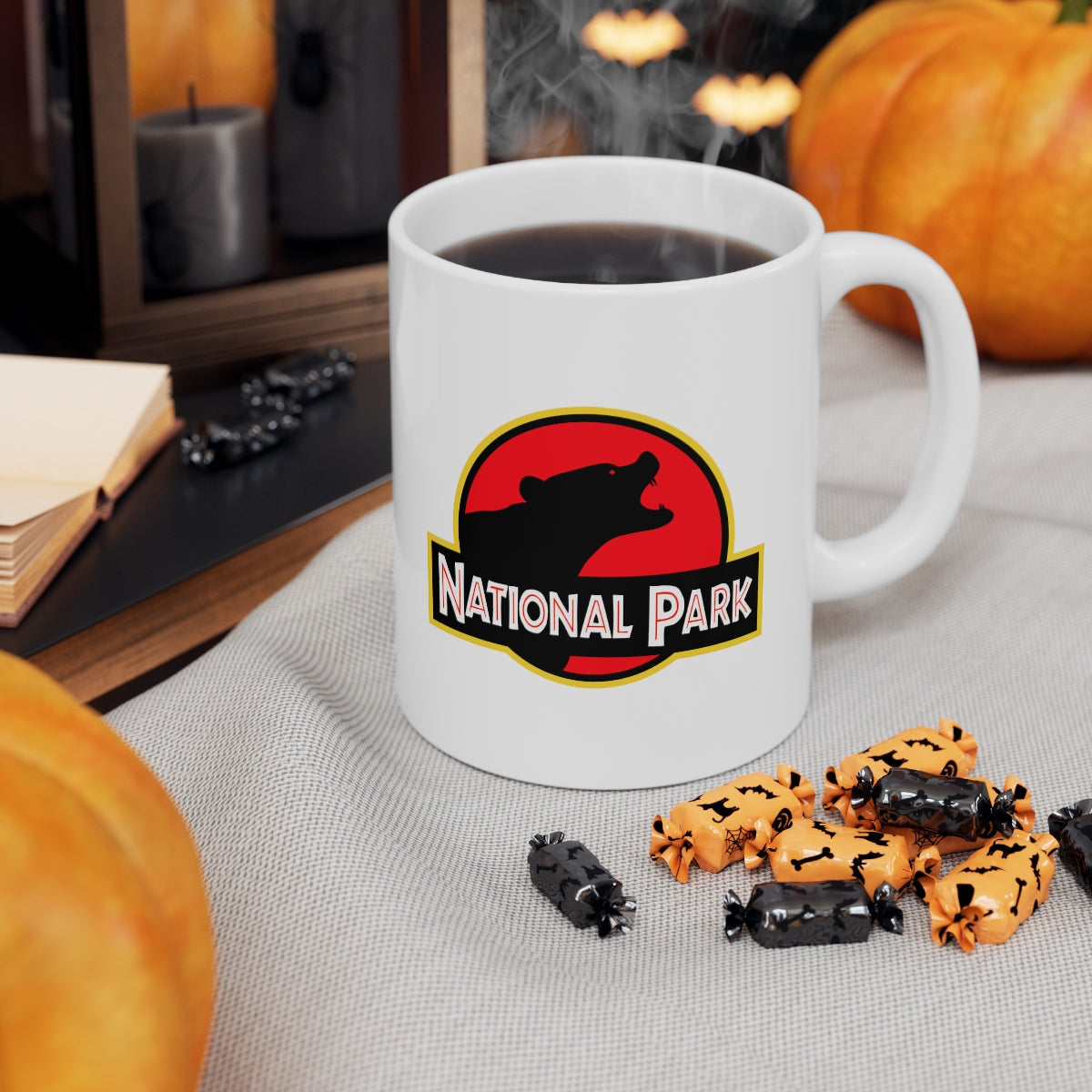 Bear National Park Mug - Parody Logo National Parks Partnership