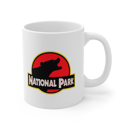 Bear National Park Mug - Parody Logo National Parks Partnership