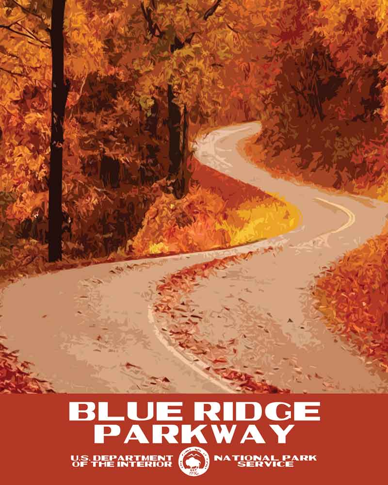 Blue Ridge Parkway Poster