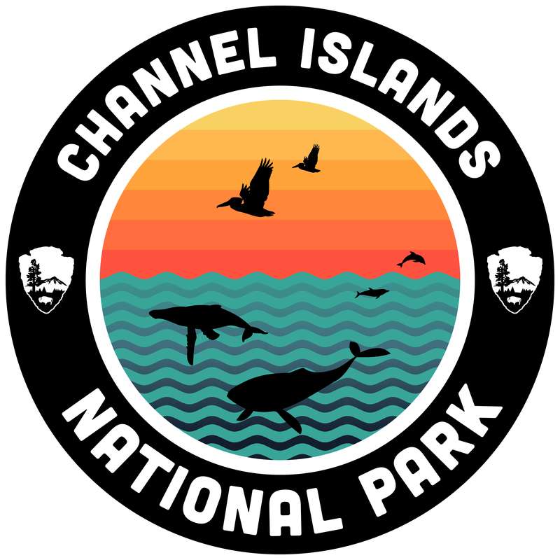 Channel Islands National Park - Round Badge Design