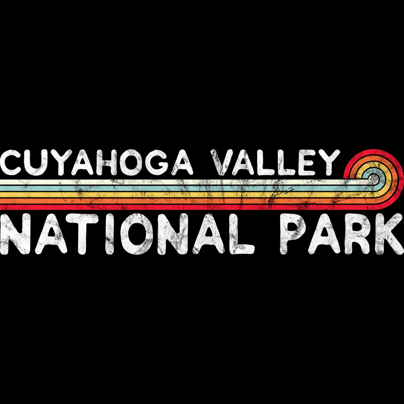 Cuyahoga Valley National Park T-Shirt - Vintage Stretched Sunrise