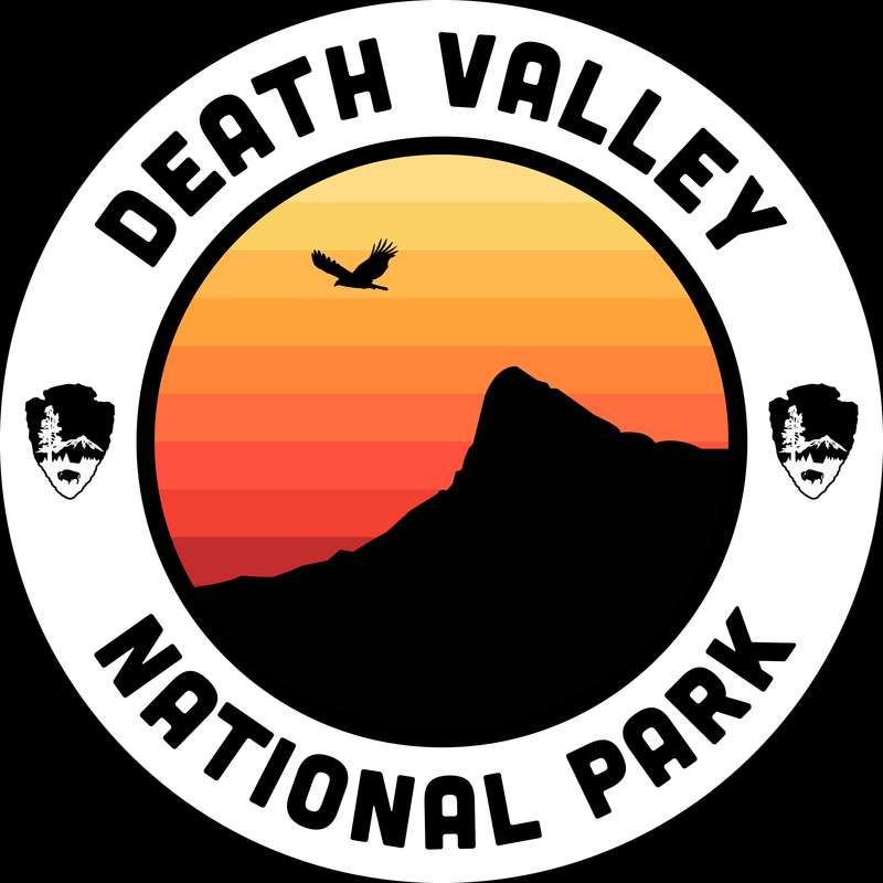 Death Valley National Park T-Shirt - Round Badge Design