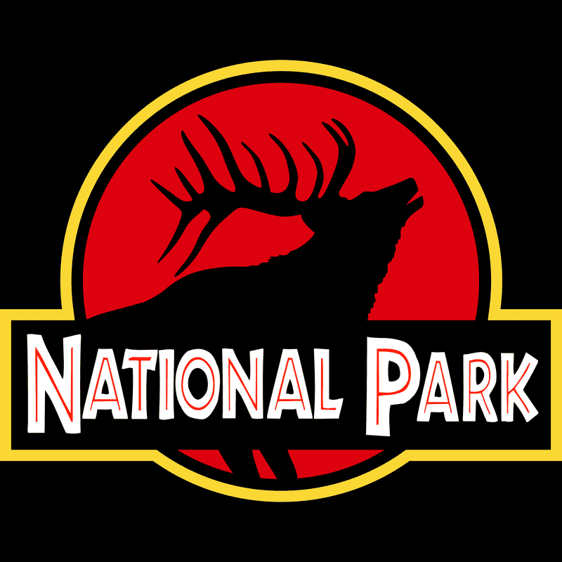Elk National Park Mug - Parody Logo