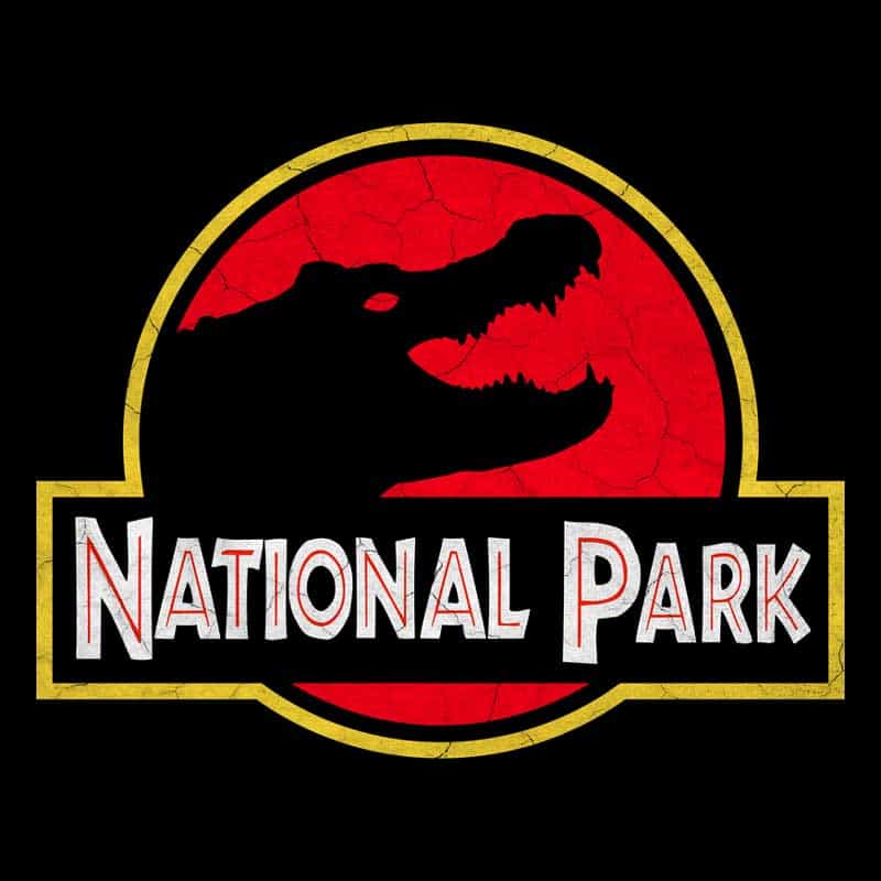 Everglades National Park Hoodie - Parody Logo