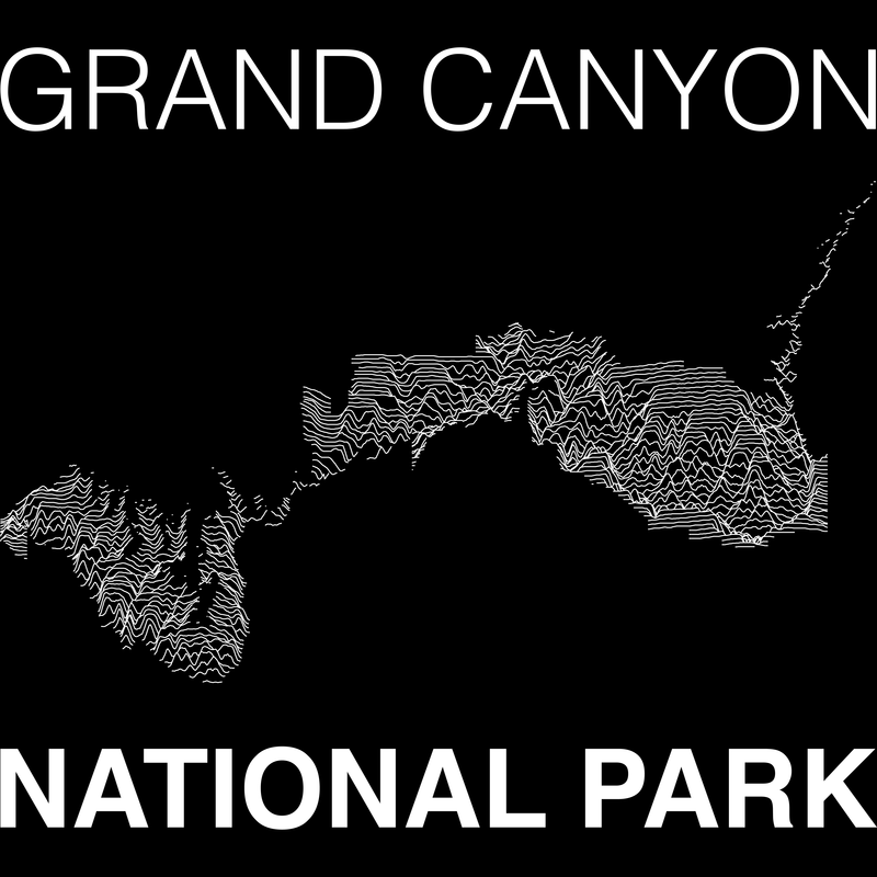 Grand Canyon National Park T-Shirt Lines