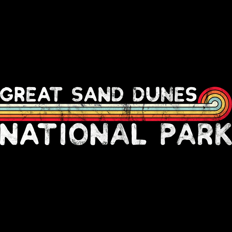 Great Sand Dunes National Park T-Shirt - Vintage Stretched Sunrise