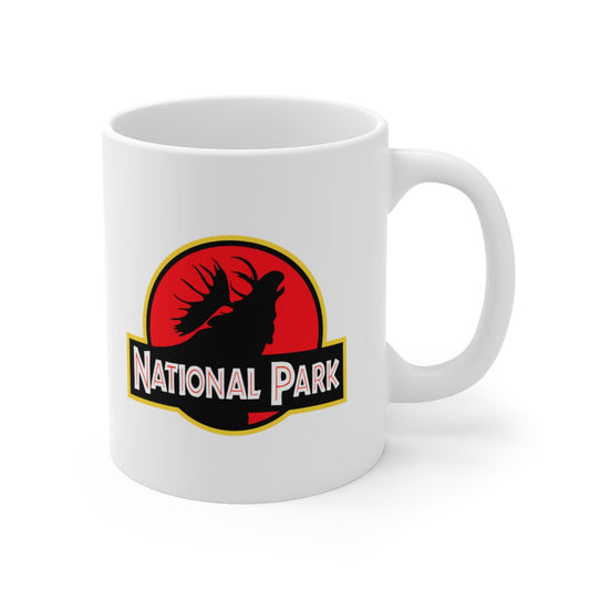 Moose National Park Mug - Parody Logo National Parks Partnership