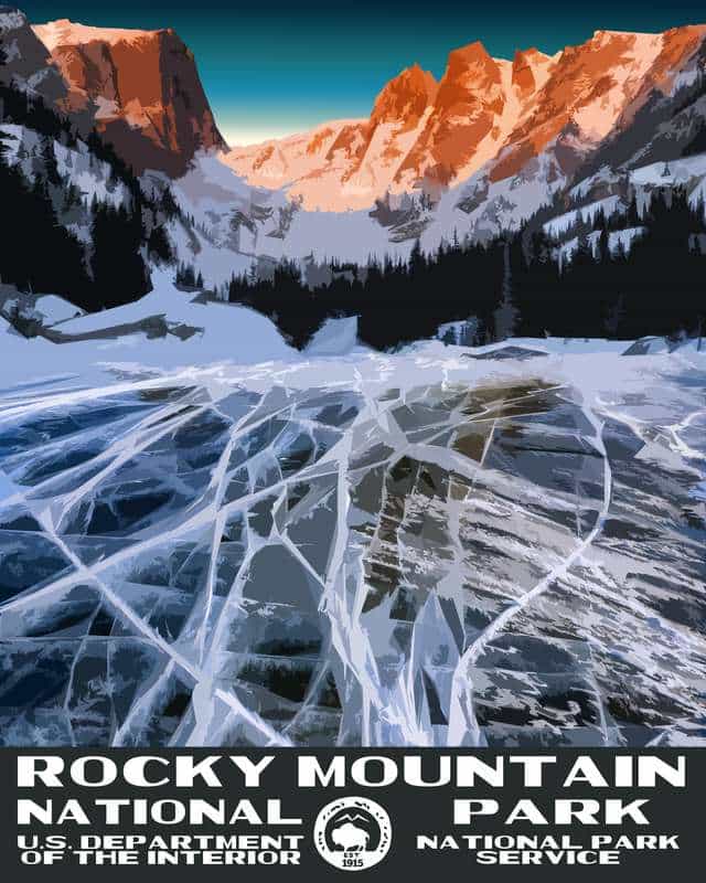 Rocky Mountain National Park Poster