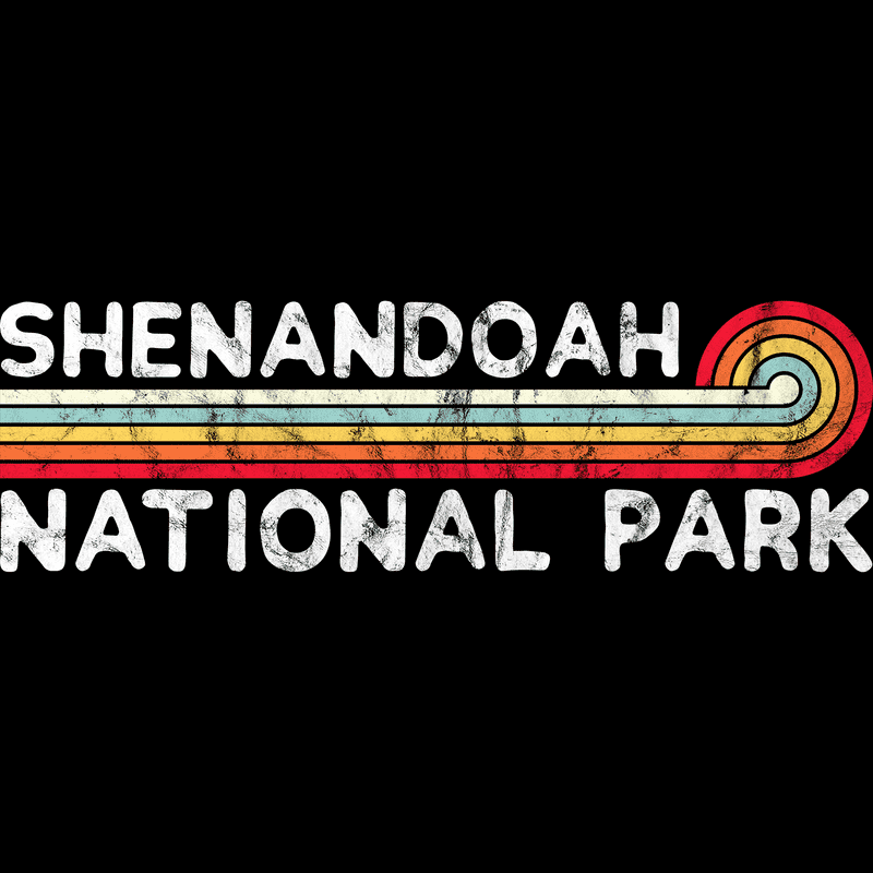 Shenandoah National Park T-Shirt - Vintage Stretched Sunrise