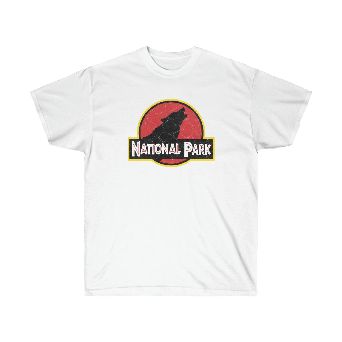 Wolf National Park T-Shirt - Parody Logo