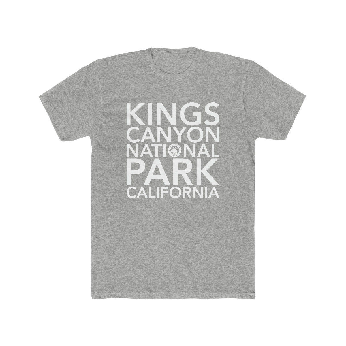 Kings Canyon National Park T-Shirt Block Text