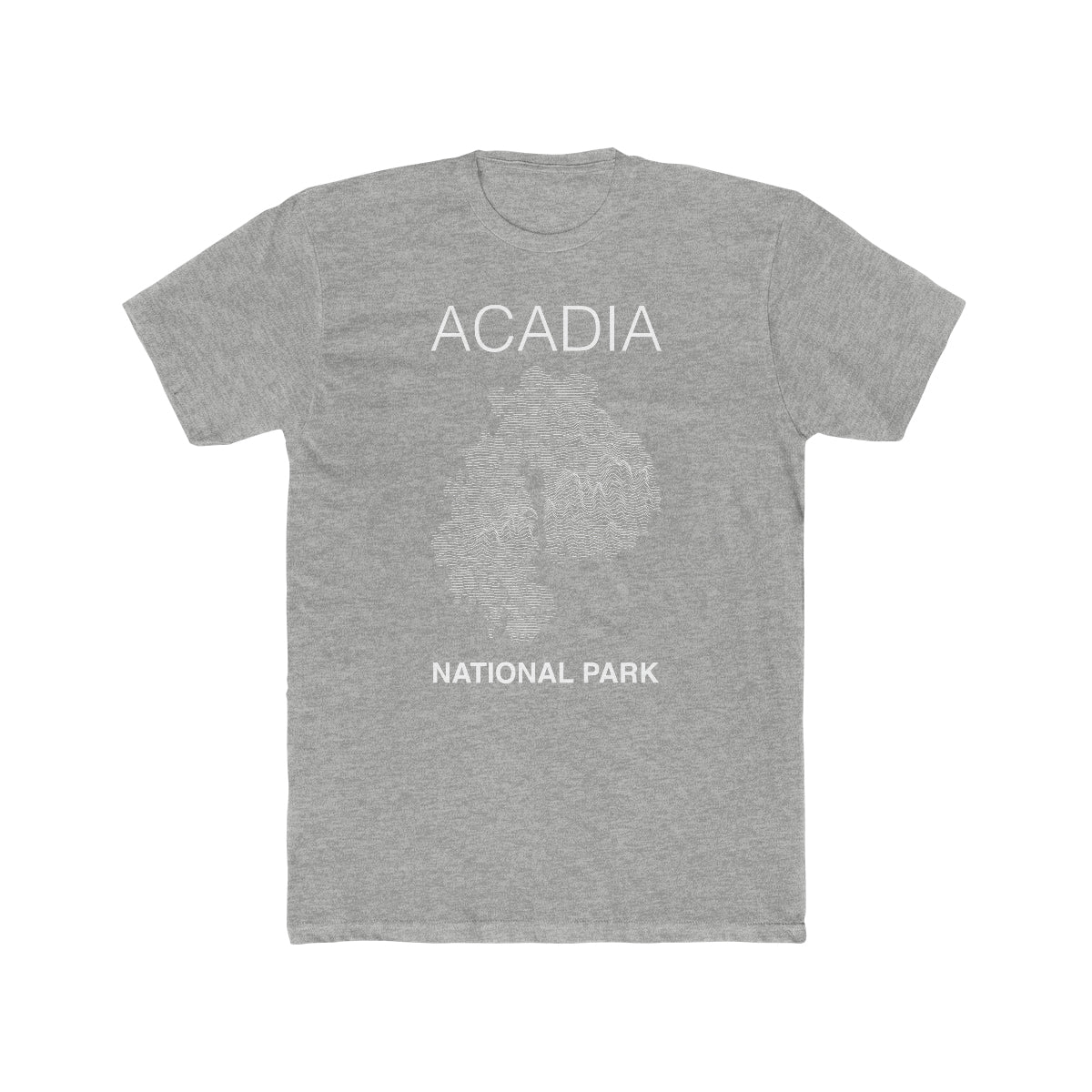 Mount Desert Island and Acadia National Park T-Shirt Lines
