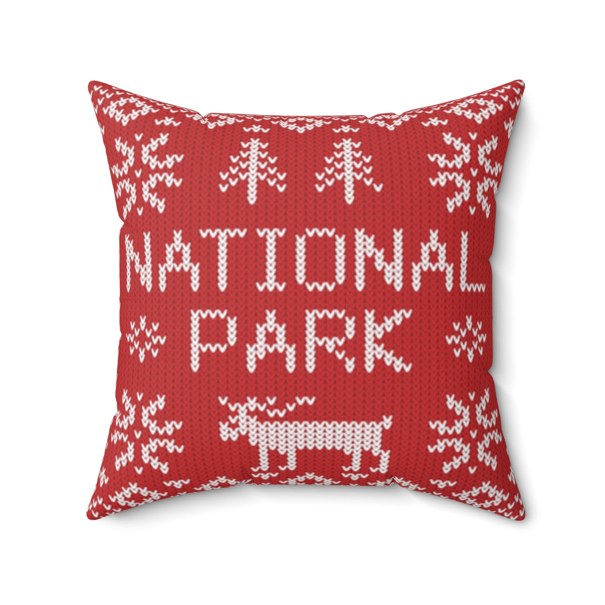 National Park Pillow Cushion - Fair Isle Pattern