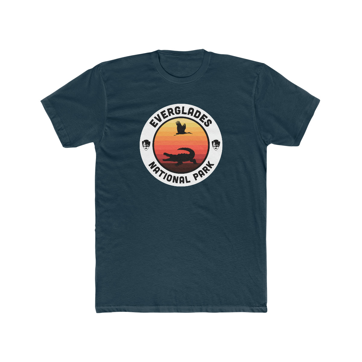 Everglades National Park T-Shirt - Round Badge Design