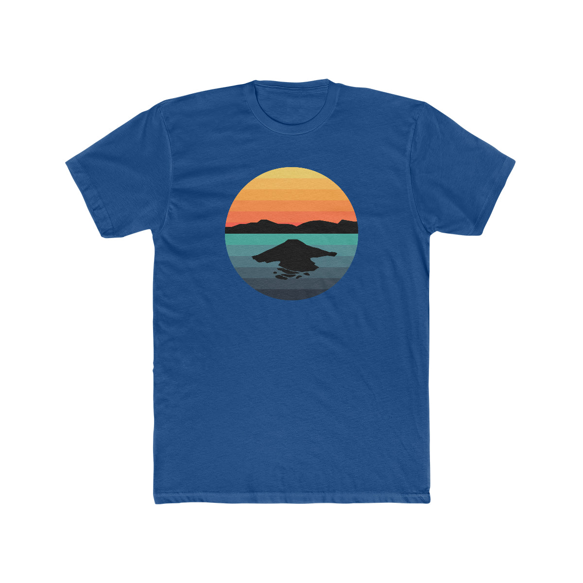 Crater Lake National Park T-Shirt - Circular Graphic Design