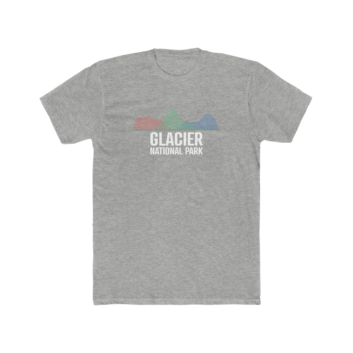 Glacier National Park T-Shirt - Histogram Design