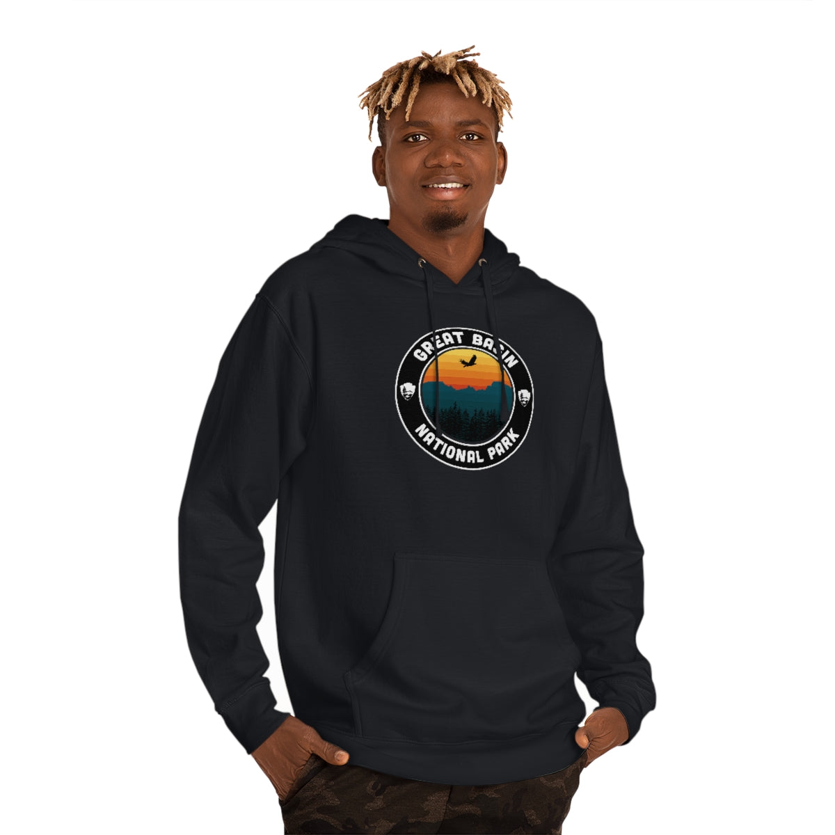 Great Basin National Park Hoodie - Round Emblem Design