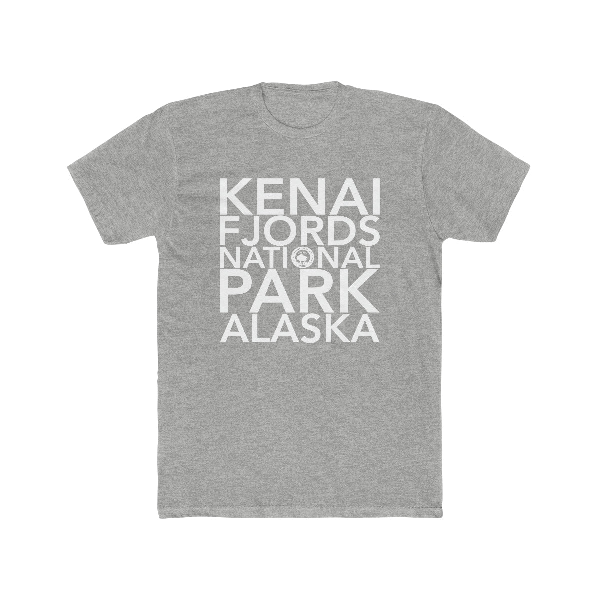 Kenai Fjords National Park T-Shirt Block Text
