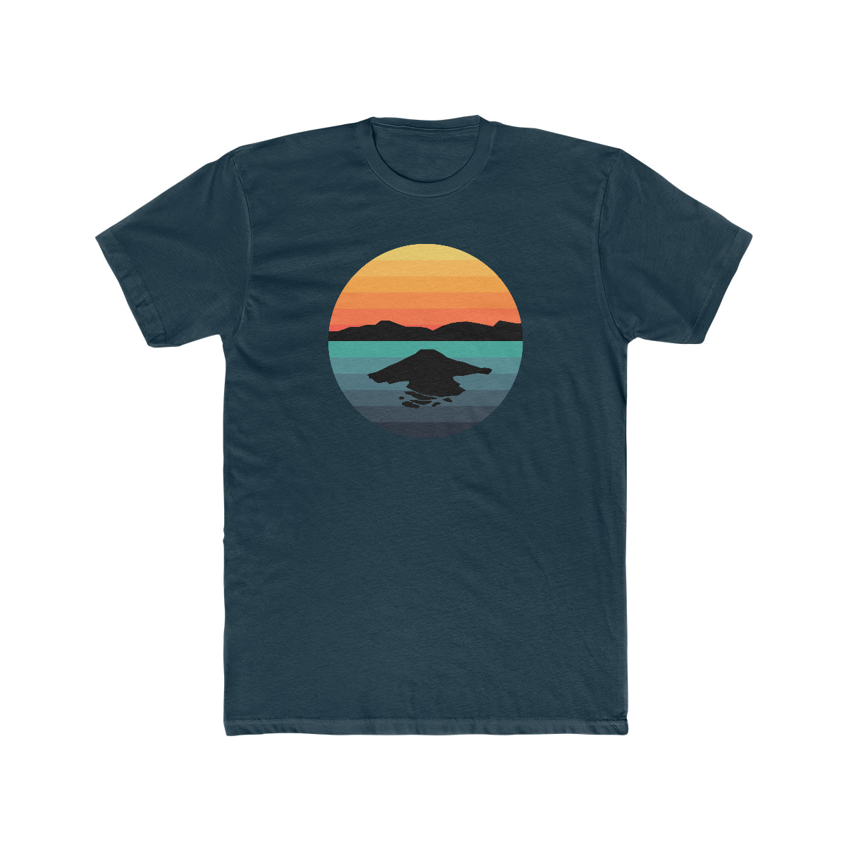Crater Lake National Park T-Shirt - Circular Graphic Design