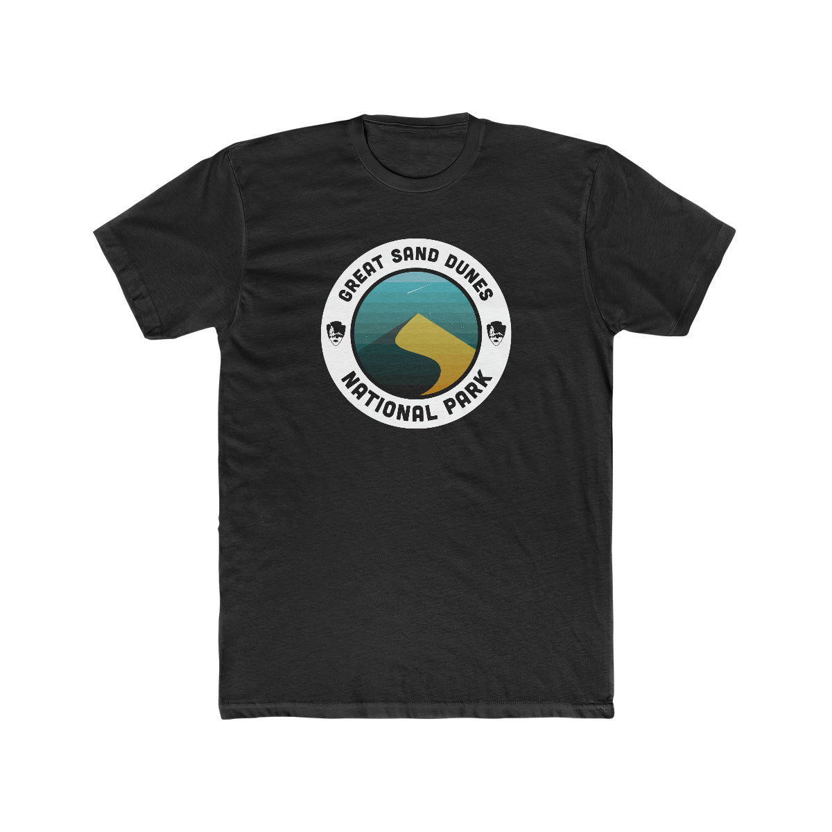Great Sand Dunes National Park T-Shirt - Round Badge Design