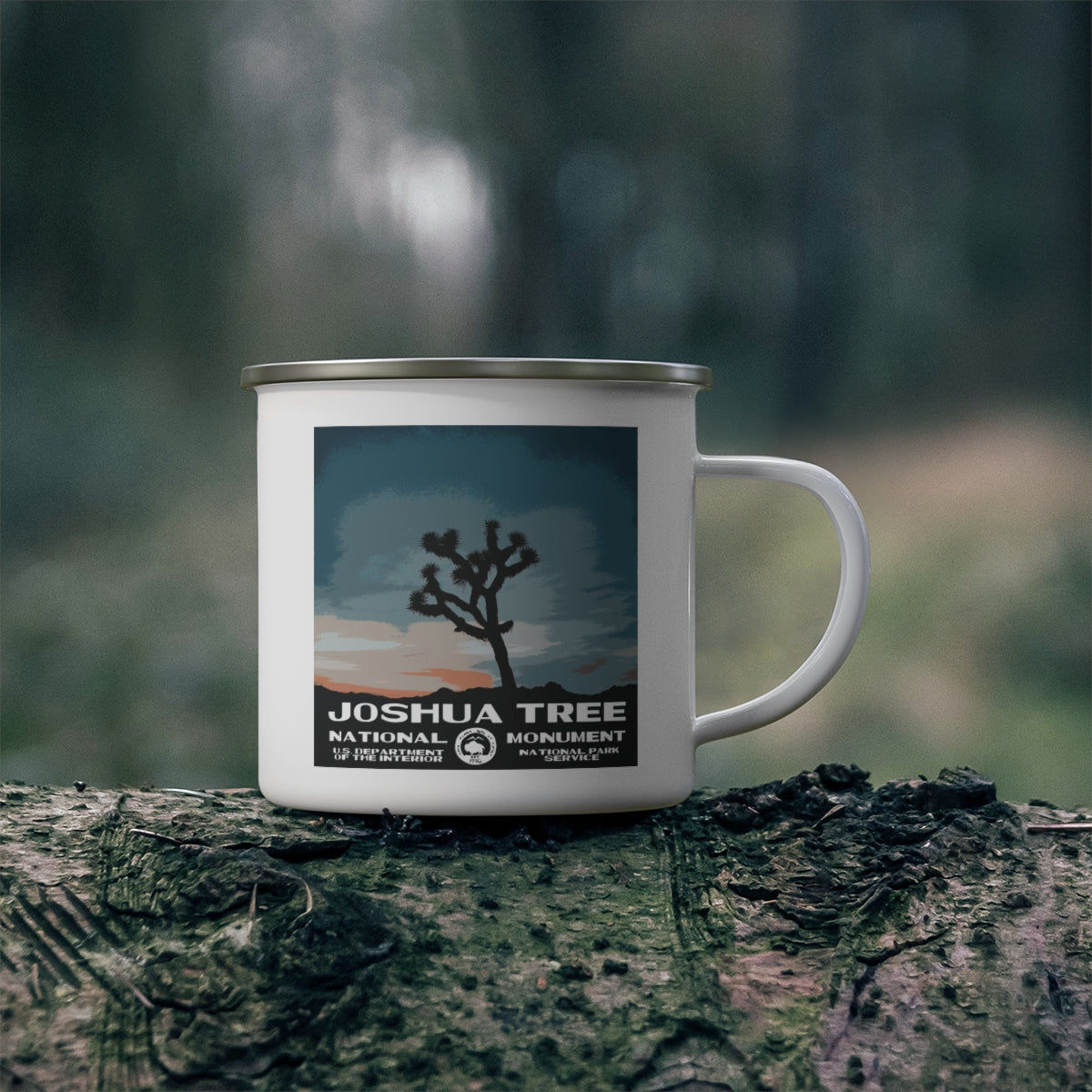 Joshua Tree National Park Enamel Camping Mug