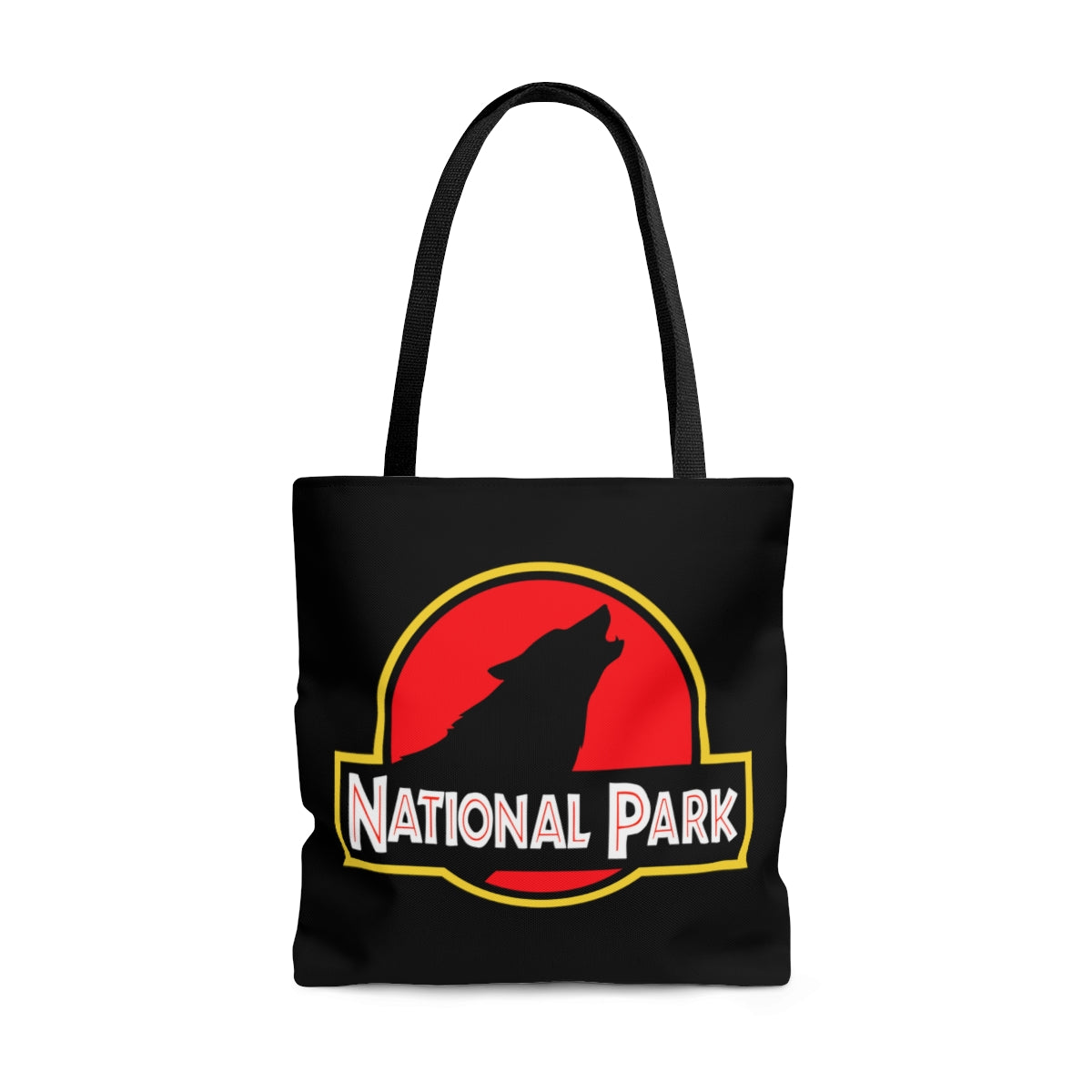 Wolf National Park Tote Bag - Parody Logo