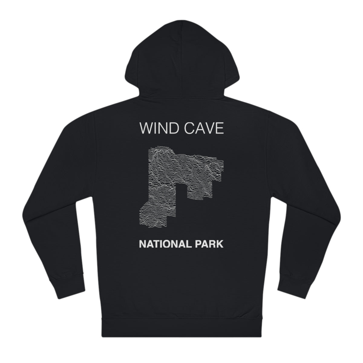 Wind Cave National Park Hoodie - Lines