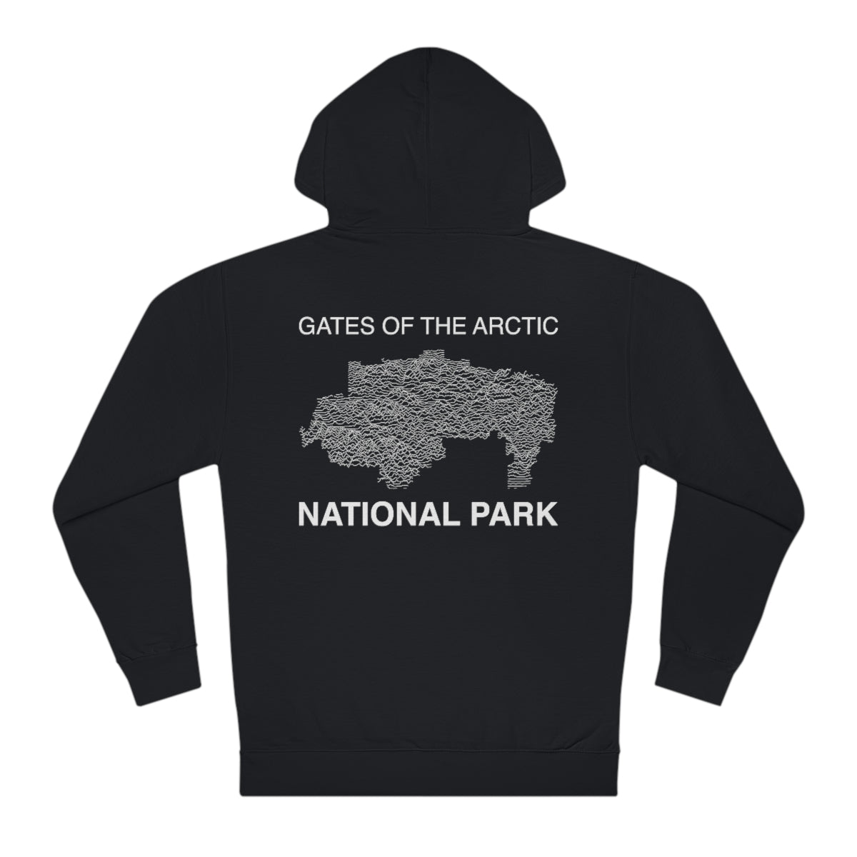 Gates of the Arctic National Park Hoodie - Lines