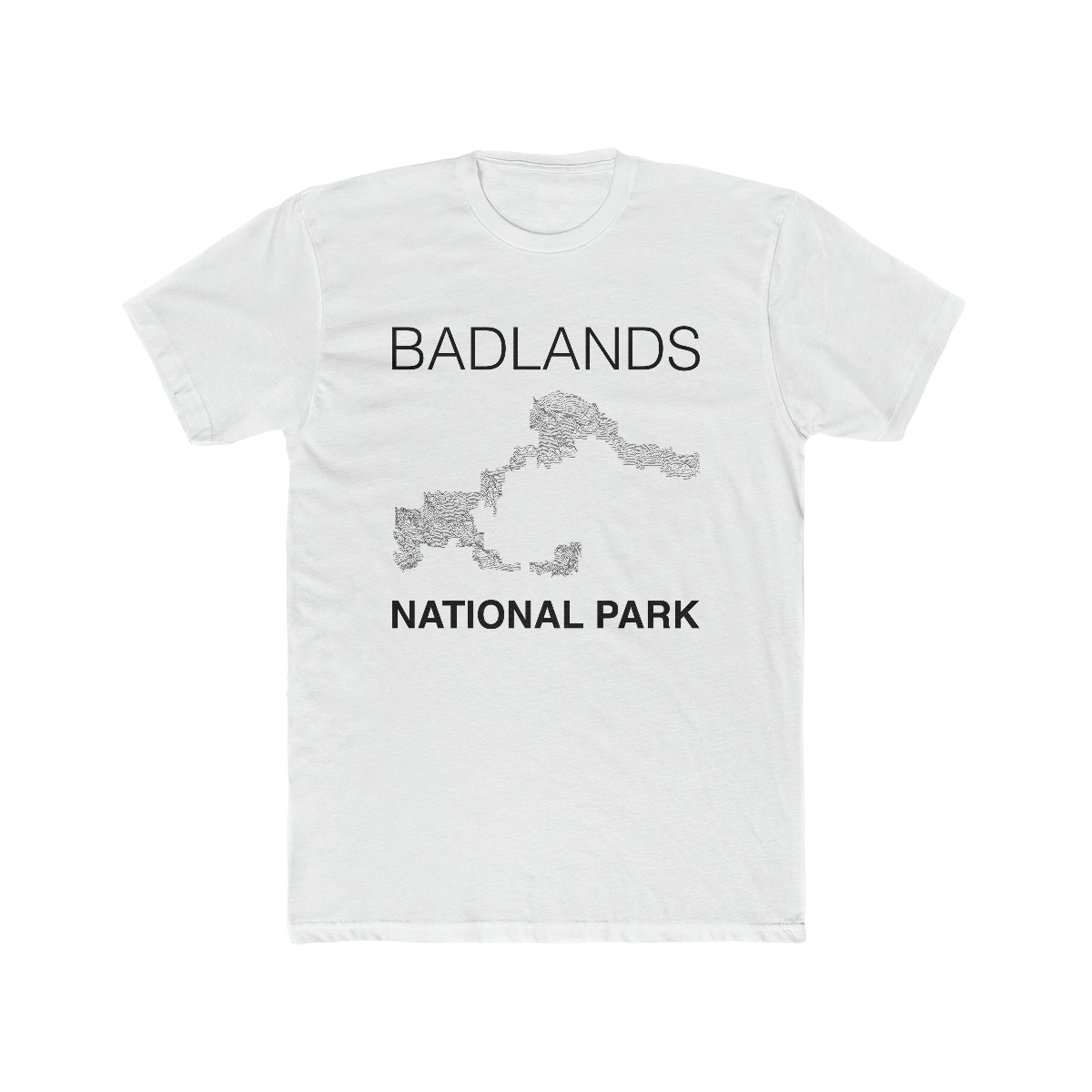 Badlands National Park T-Shirt Lines