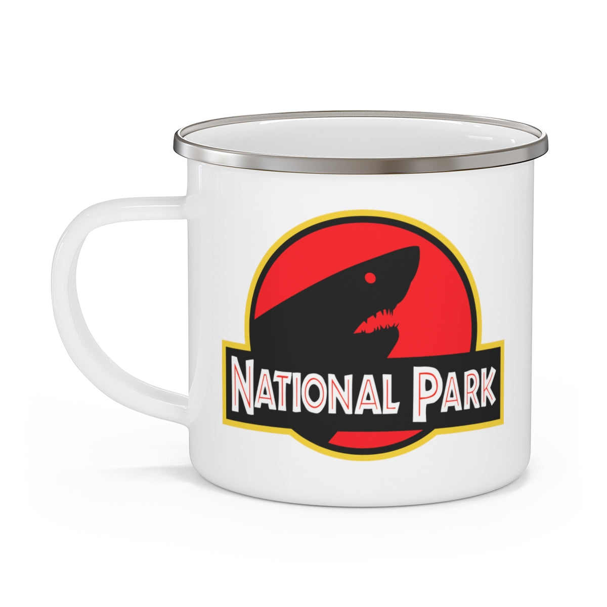 Shark National Park Mug - Parody Logo 12oz