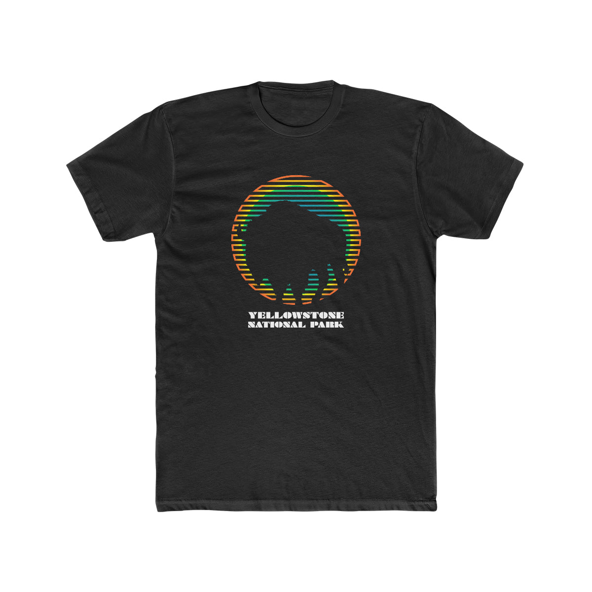 Yellowstone National Park T-Shirt - Grand Prismatic Spring Bison