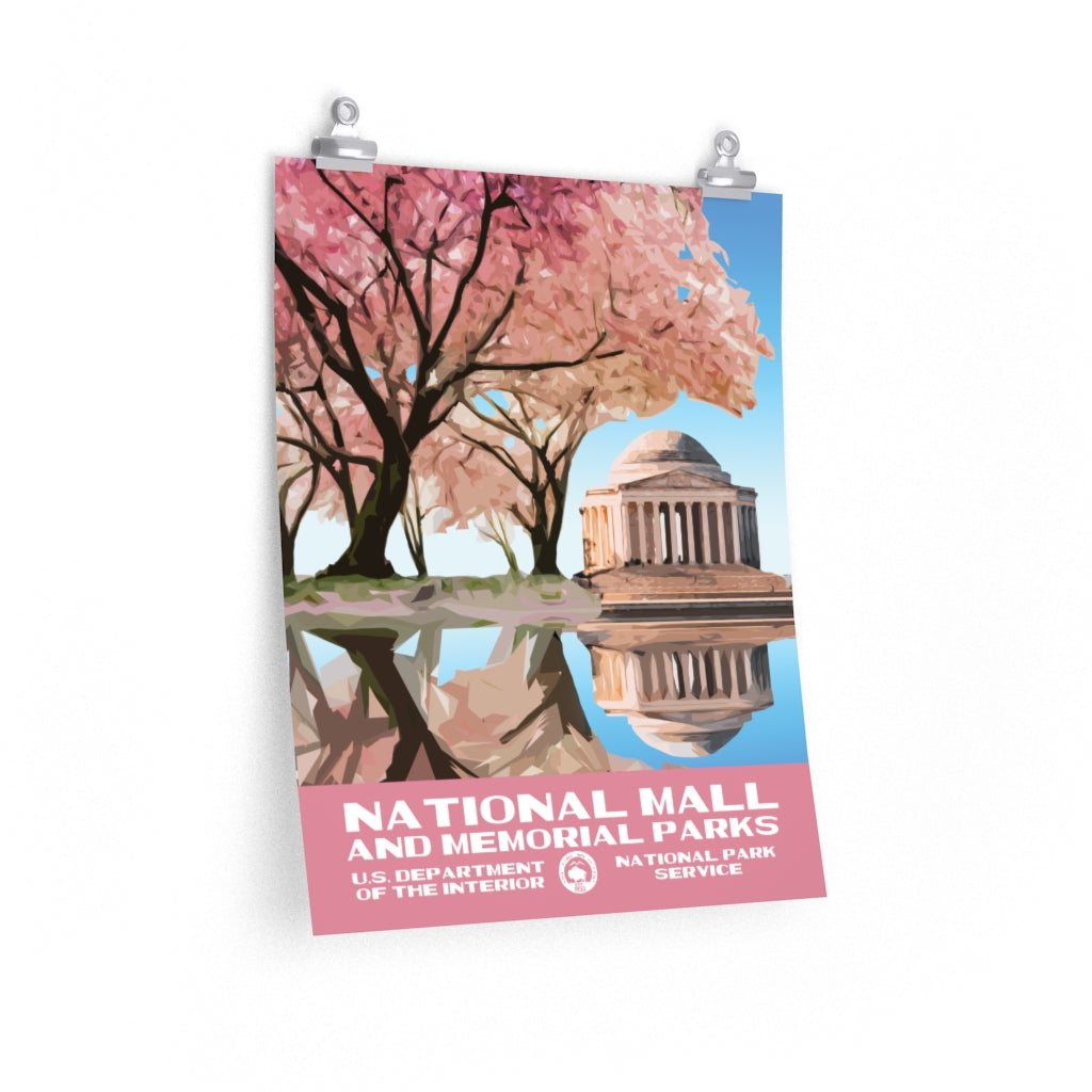 National Mall and Memorial Parks Poster National Parks Partnership
