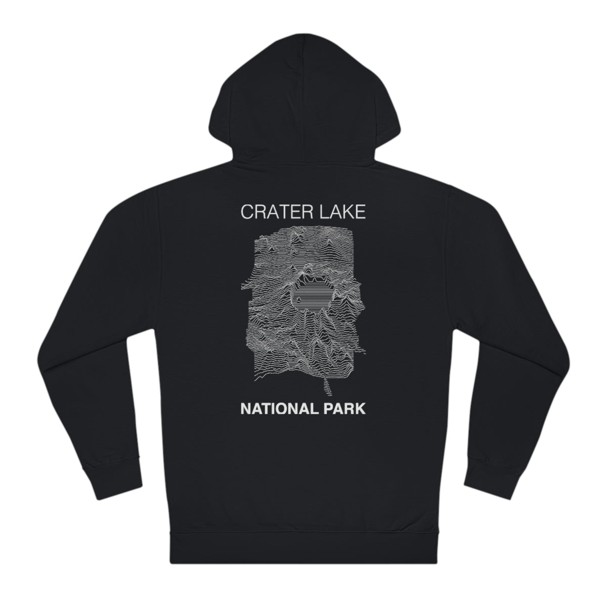 Crater Lake National Park Hoodie - Lines