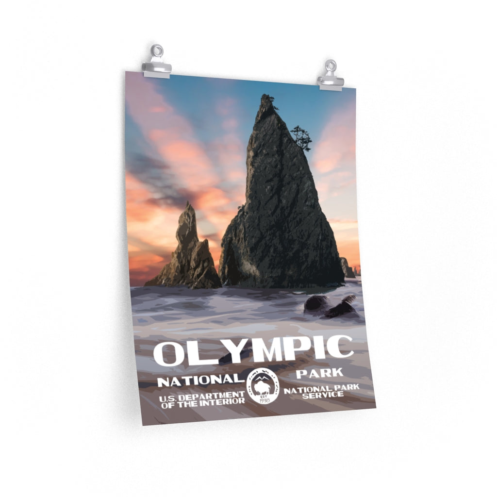Olympic National Park Poster National Parks Partnership
