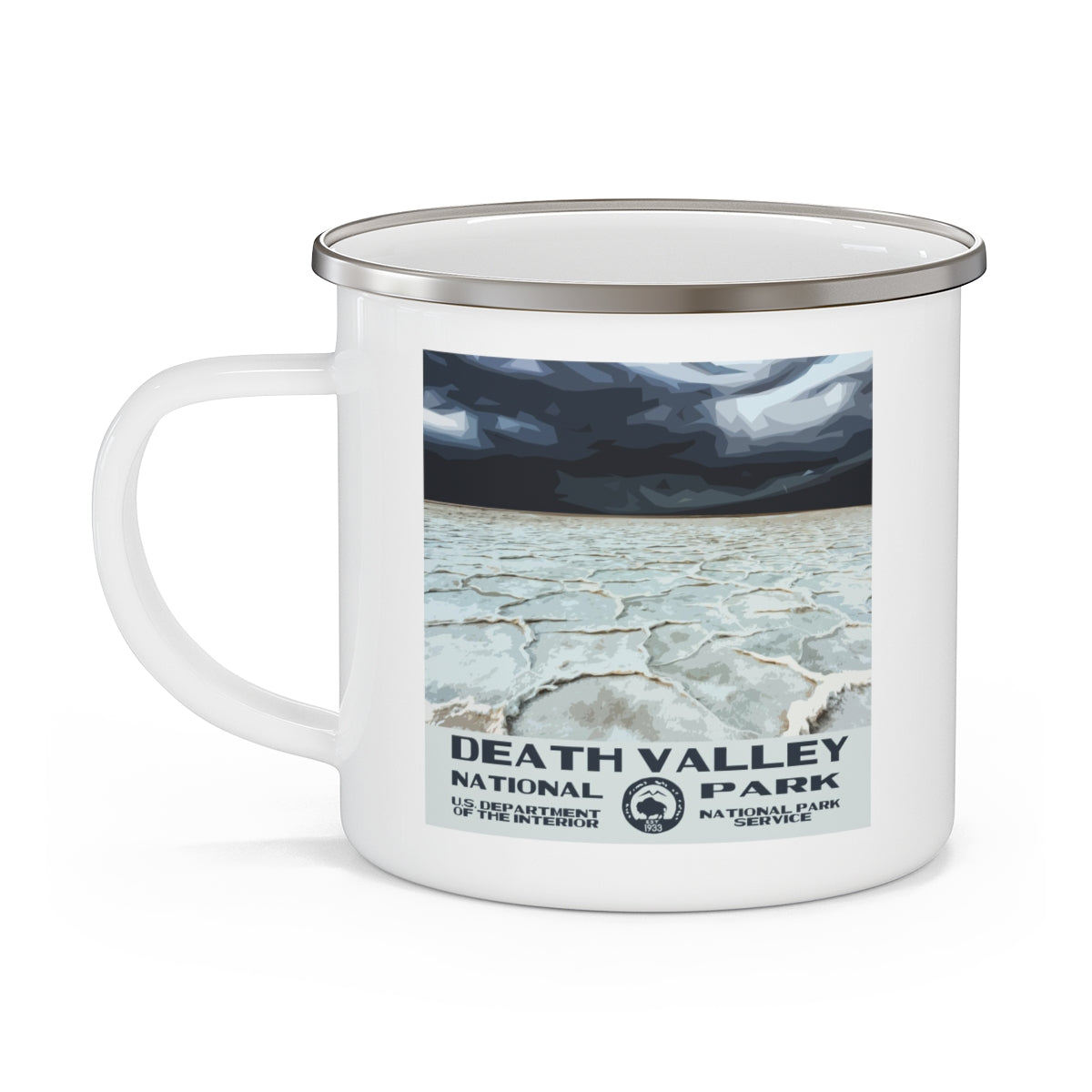 Death Valley National Park Enamel Camping Mug