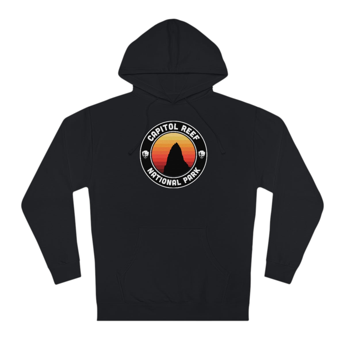Capitol Reef National Park Hoodie - Round Emblem Design
