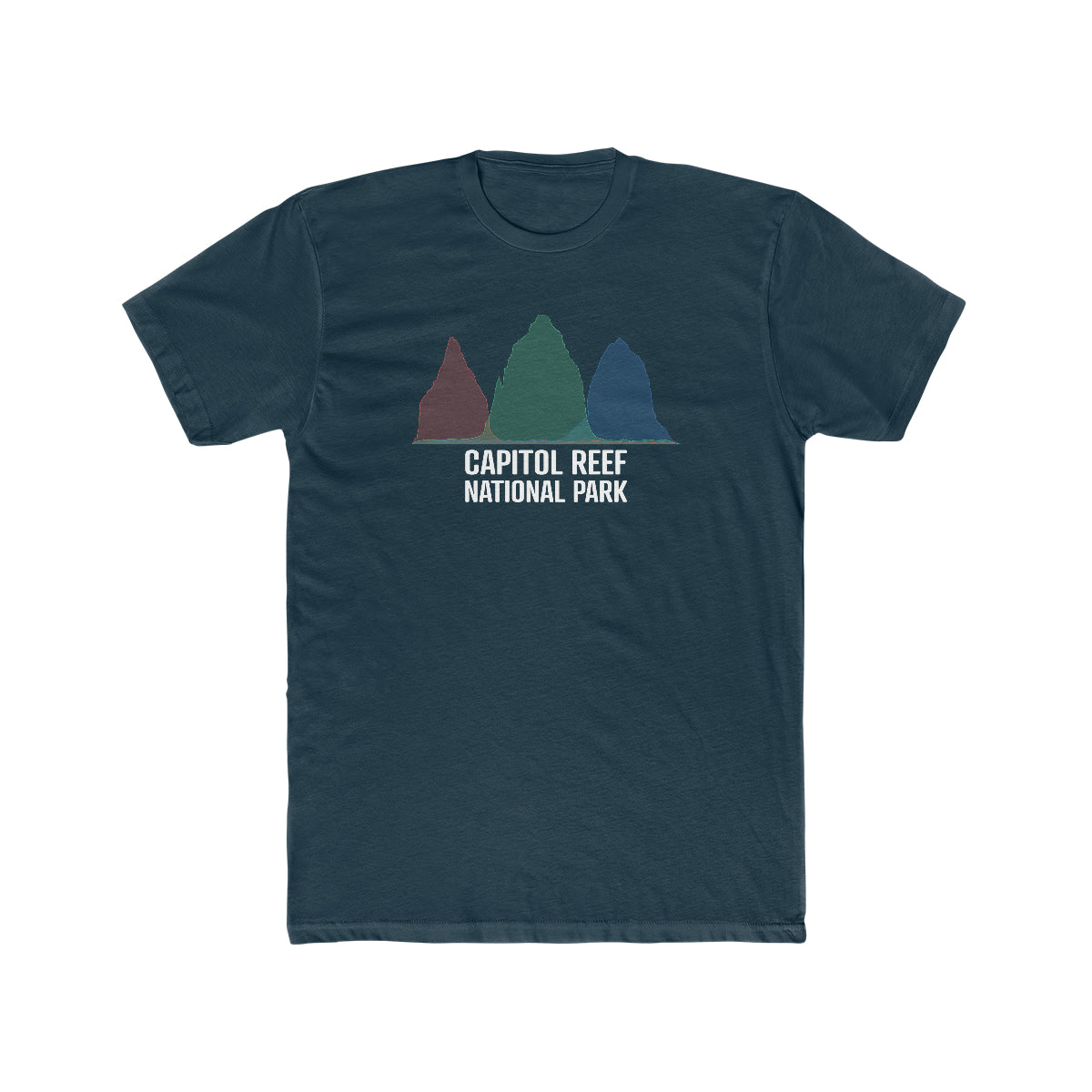 Capitol Reef National Park T-Shirt - Histogram Design