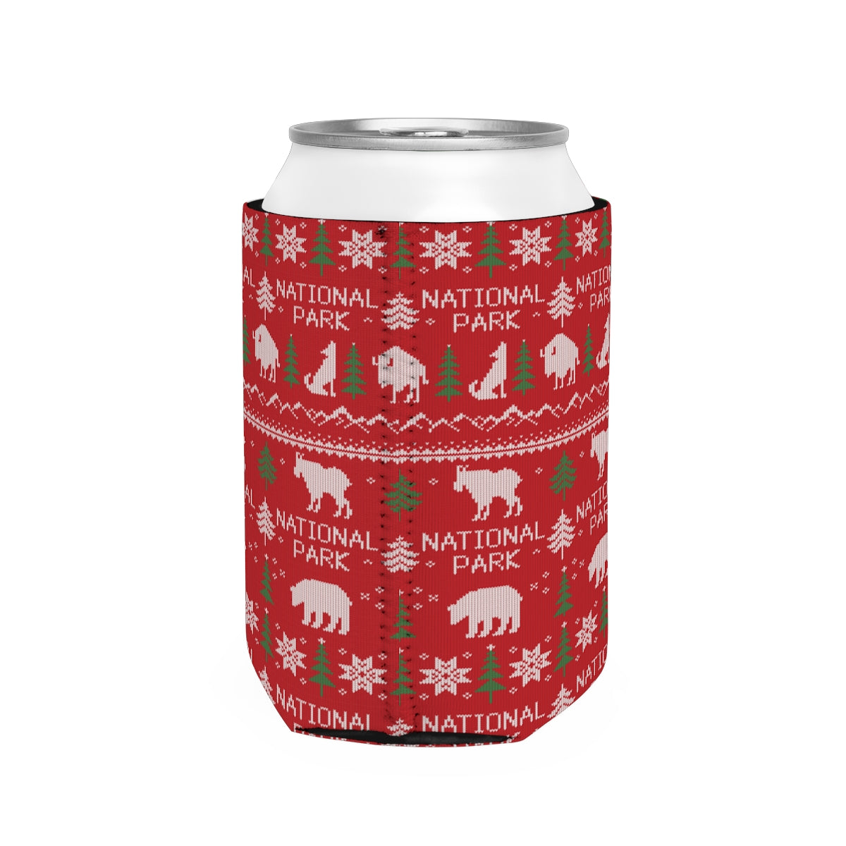 National Park Can Koozie - Fair Isle Pattern