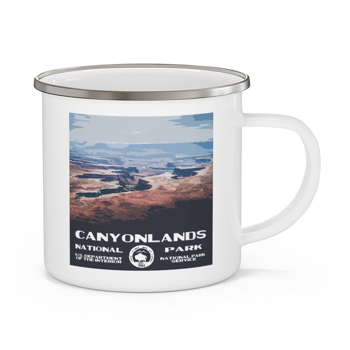 Canyonlands National Park Enamel Camping Mug