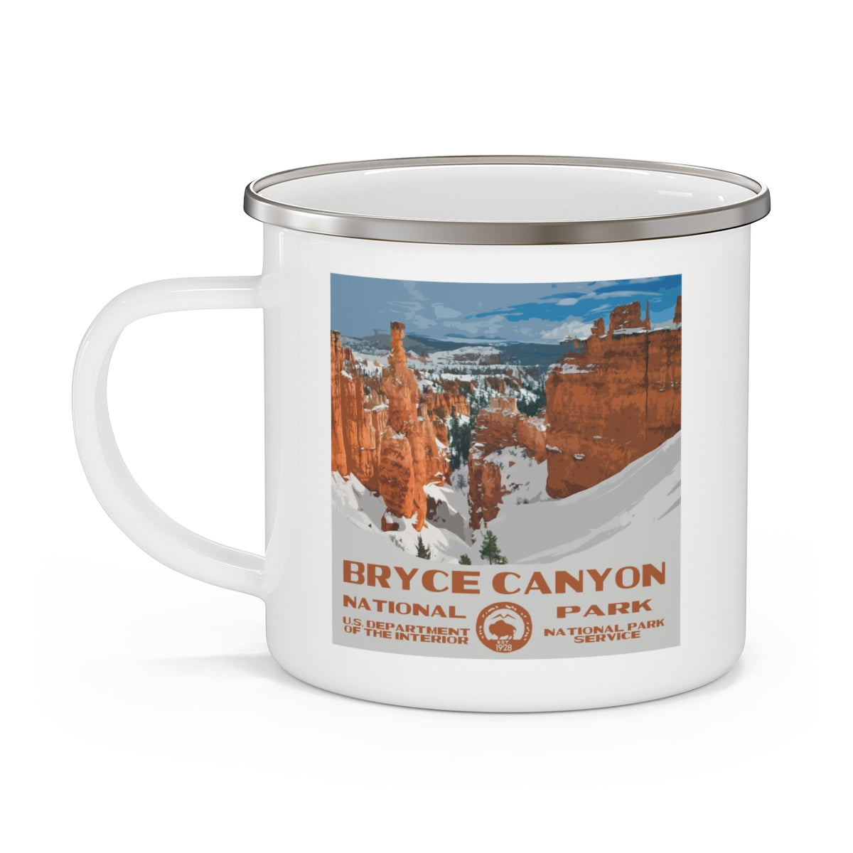 Bryce Canyon National Park Enamel Camping Mug