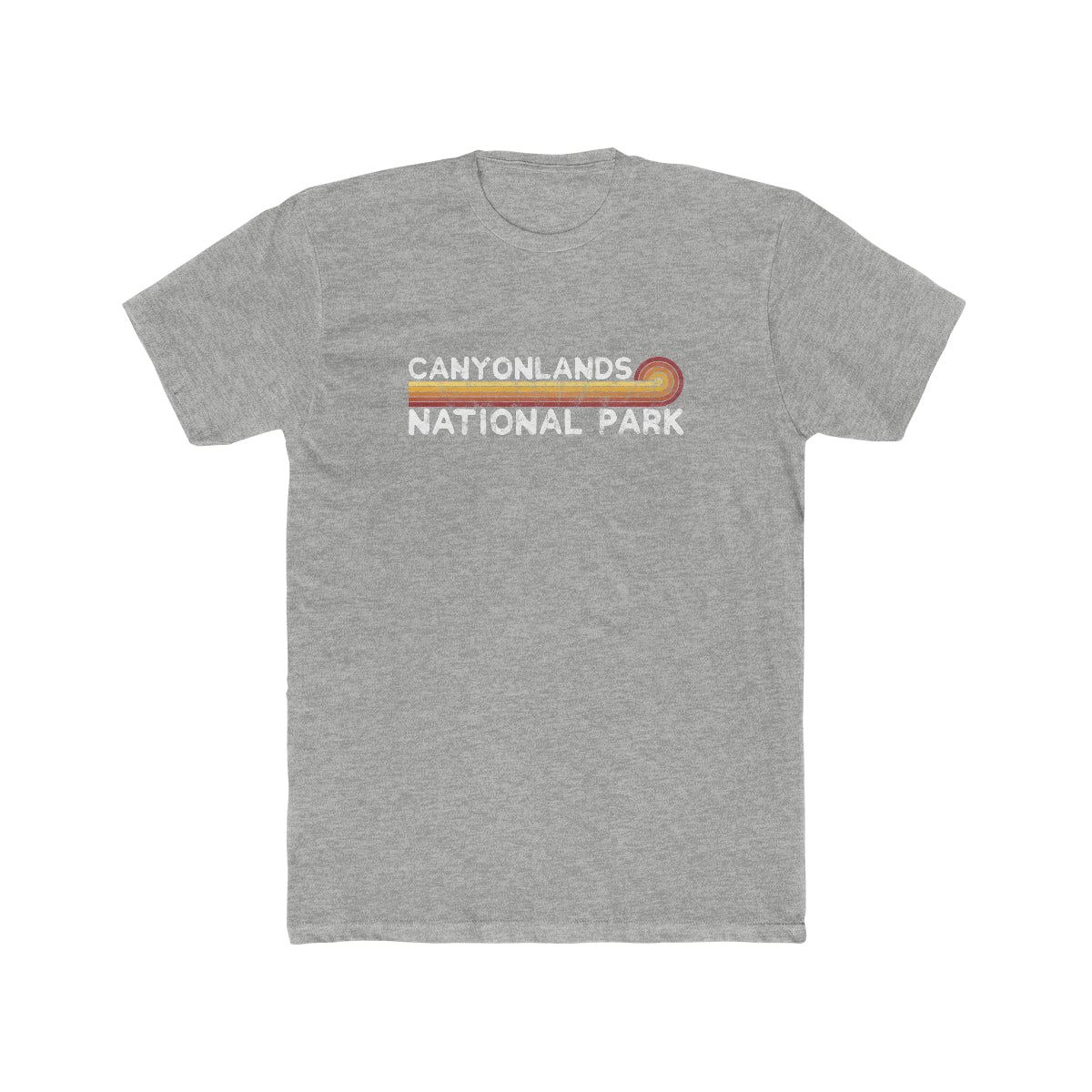 Canyonlands National Park T-Shirt - Vintage Stretched Sunrise Utah Colors